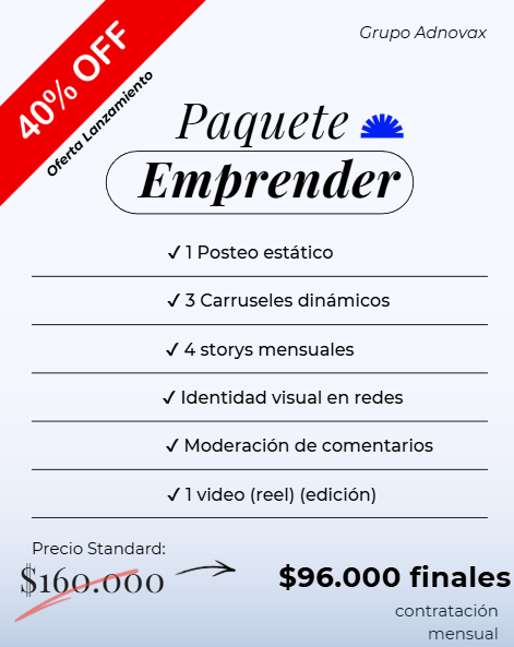 Paquete Emprender